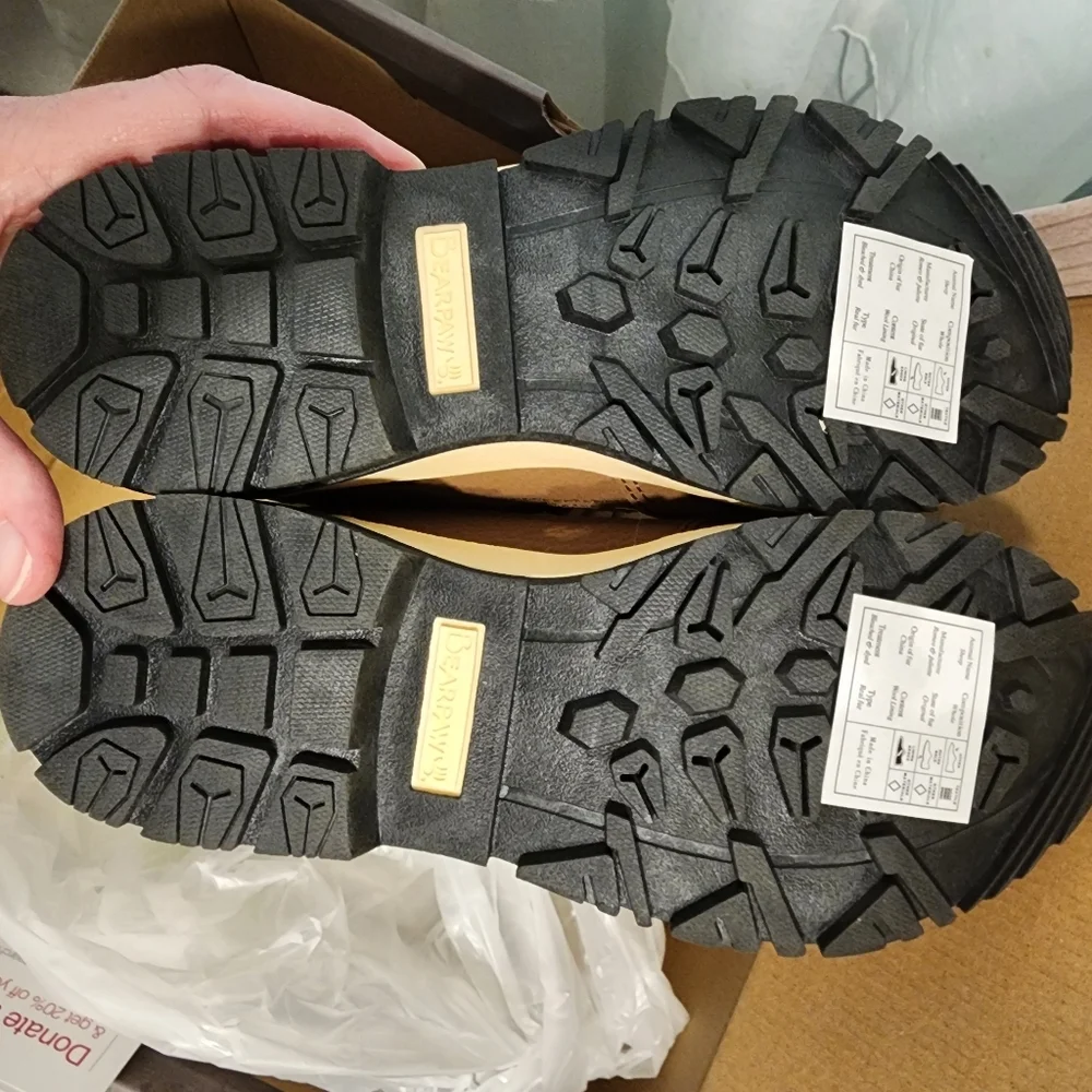 BearPaw Marina Waterproof Quilted Faux Fur Snow Boot in Hickory II, Size 6. NIB - Picture 6 of 14